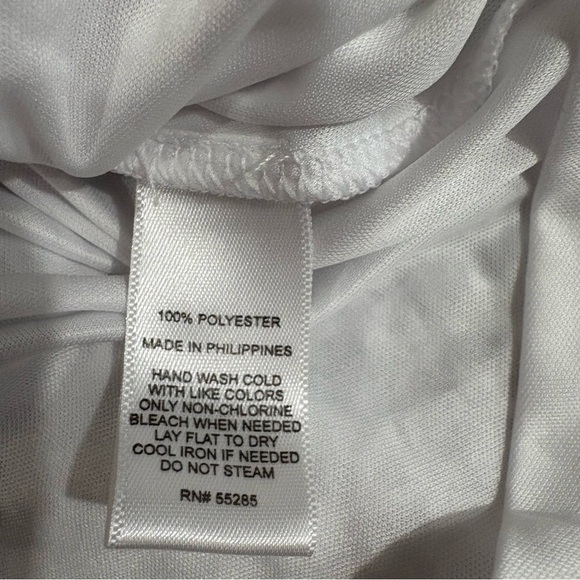 Express White Eyelet V-Neck Babydoll Strappy Dress Sz M Bridal Cottagecore Fairy - Picture 9 of 10